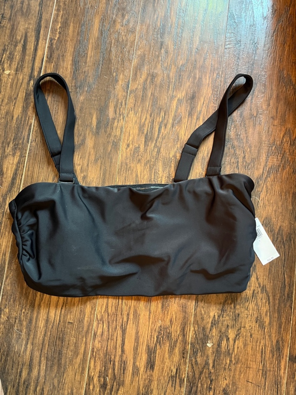 Old Navy Black Bandeau Bikini Top with Straps